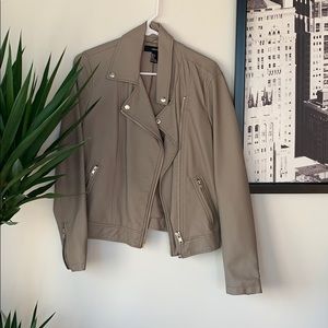 Forever 21 | Gray Leather Jacket